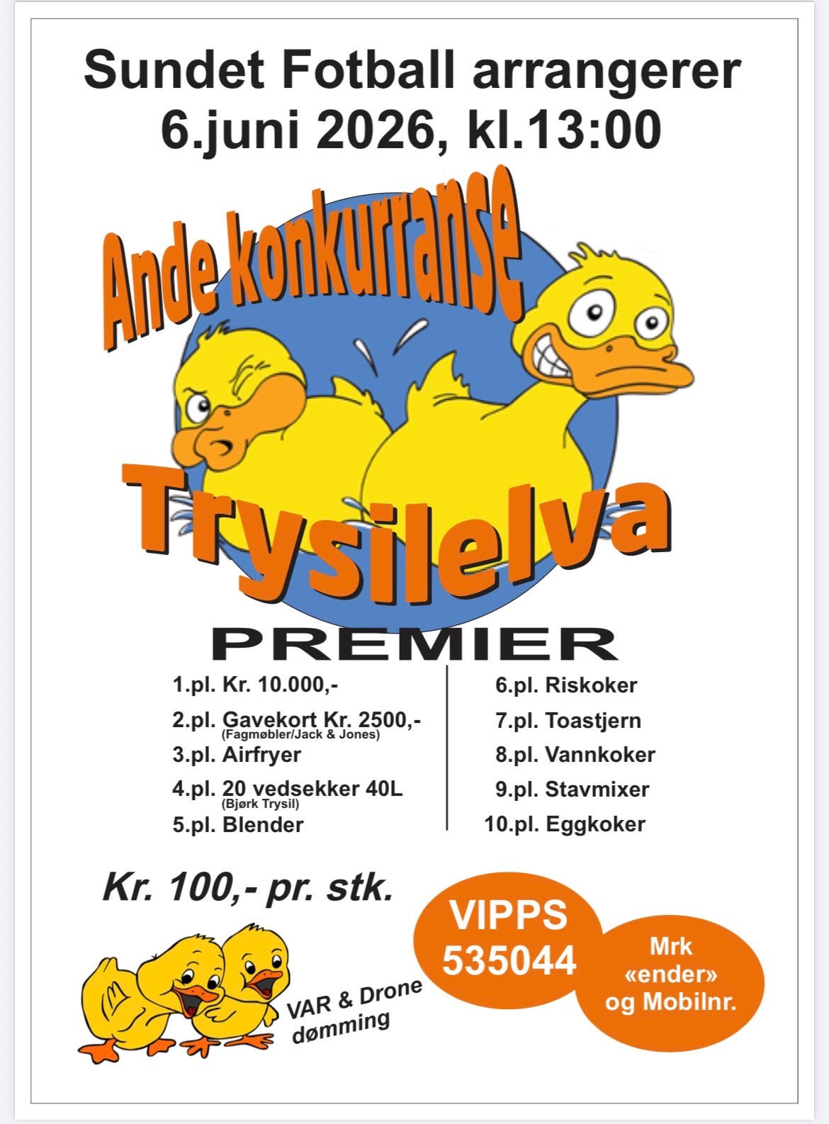 Vi gjentar suksessen med andeløp i Trysilelva